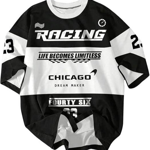 American-style Retro Fashion 3D Digital Print American Top